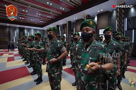 Selamat 40 Kolonel TNI AD Naik Pangkat Jadi Brigjen Berikut Nama