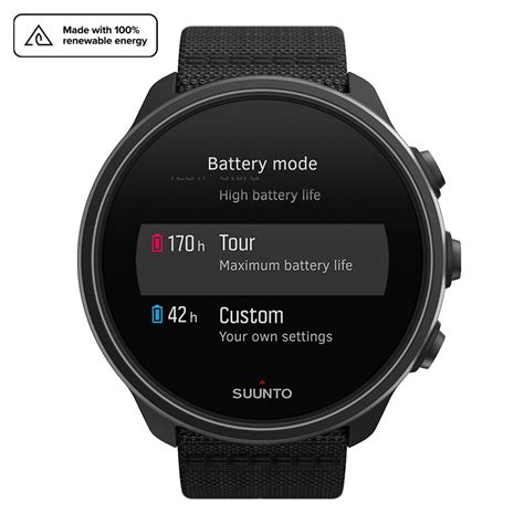 Suunto Baro Charcoal Black Titanium Ultra Endurance Gps Watch