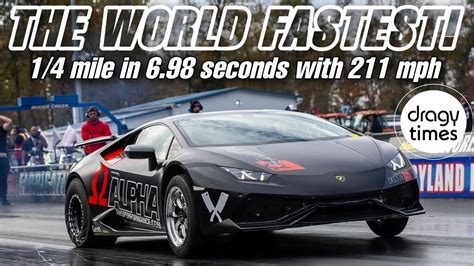 THE WORLD FASTEST LAMBO 1 4 Mile In 6 98 Seconds With 211 Mph NEW