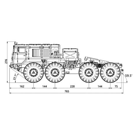 Crossrc Bc8 8×8 8wd Military Truck Rc Car Model Car Kit Vajjexrc