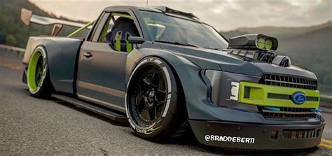 Ford F Drift Truck Looks Like A Modern Svt Lightning Autoevolution