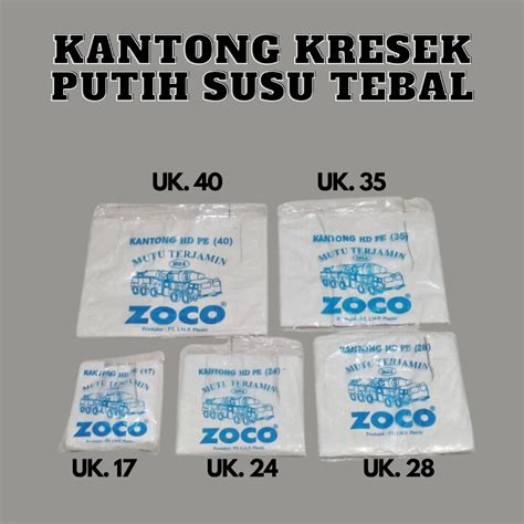 Jual Plastik Kresek Hd Putih Susu Tebal Kantong