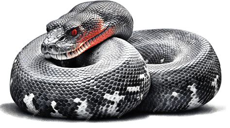 Premium Photo Illustration Of A Corn Snake Python Reticulatus