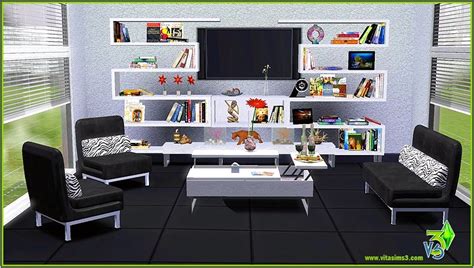 Modern Living Room Sims 4 - Living Room : Home Decorating Ideas #d0wzOJLNk5