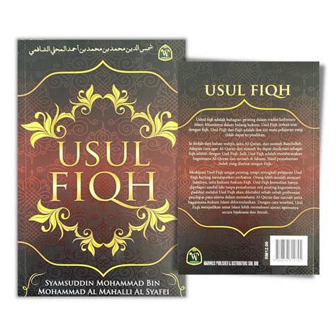 Buku Usul Fiqh Marwilis Publisher Shopee Malaysia