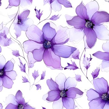 Violet Flowers Purple Pattern Background, Purple Flowers, Violet, Pattern PNG Transparent Image ...