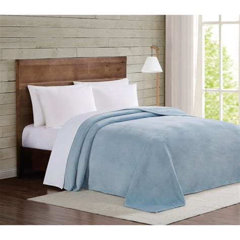 Truly Soft Velvet Plush King Blanket in Light Blue - Walmart.com - Walmart.com