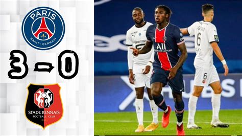 Paris Saint Germain 3 0 Rennes All Goals Extended Highlights YouTube