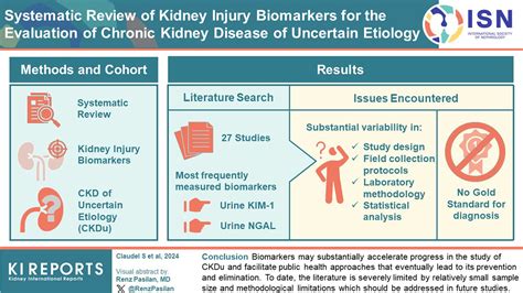 Systematic Review Of Kidney Injury Biomarkers For The Evaluation Of Ckd