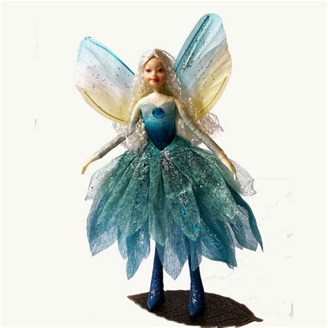 Skyler Blue Fairy Doll Ornament