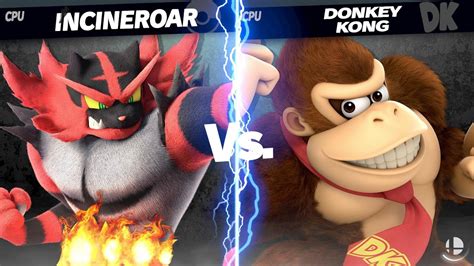 Incineroar VS Donkey Kong YouTube