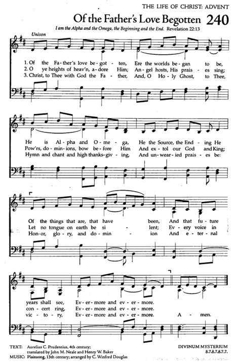 The Celebration Hymnal Songs And Hymns For Worship 240 Of The Father