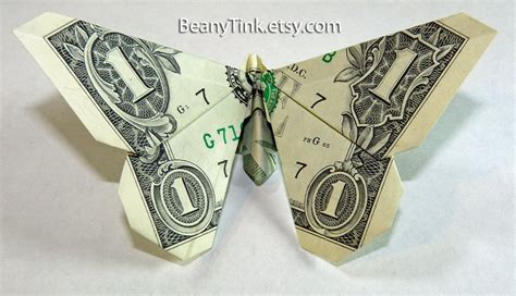 Dollar Origami Round Wing Butterfly