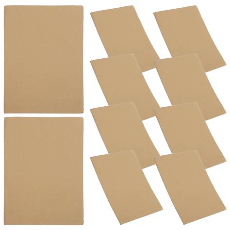 10 Sheets Cardboard Sheets Double Sided DIY Paperboard Crafts Multi-use Mailing Cardboard Sheets ...