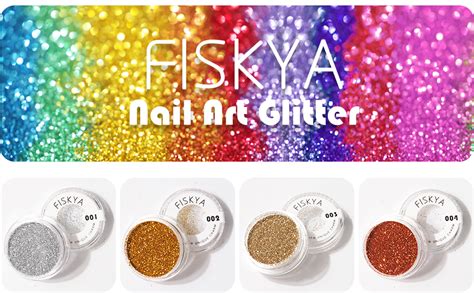 Amazon Nail Glitter Fiskya Holographic Cosmetic Festival Powder