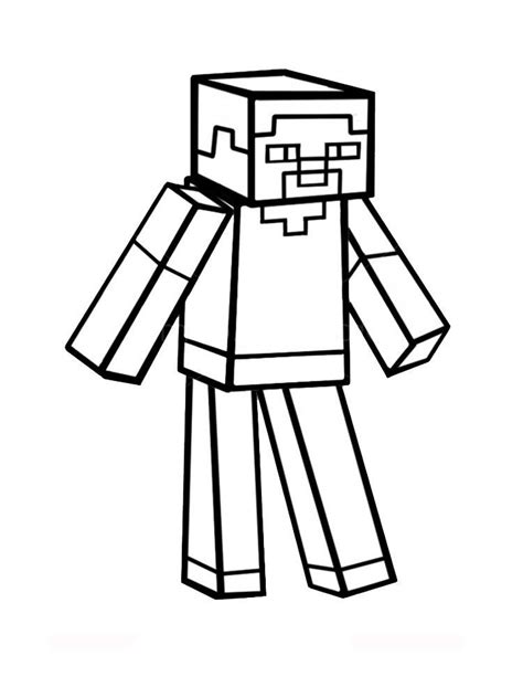 Minecraft Coloring Pages Steve And Coloring Book 6000 Coloring Pages