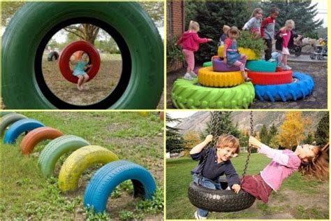 Creative Colorful DIY Projects On How To Reuse Old Tires