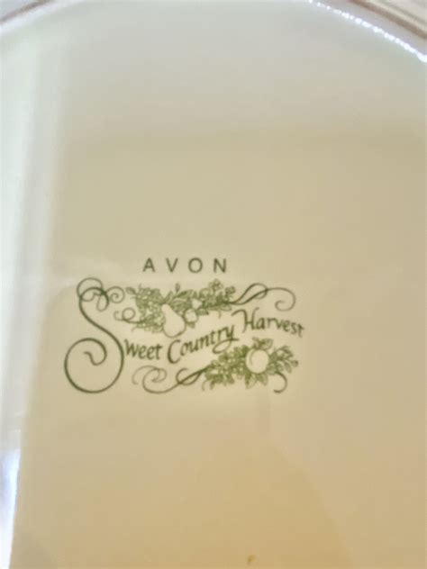 Avon Plate Sweet Country Harvest Plate Avon Collectible Plate Etsy