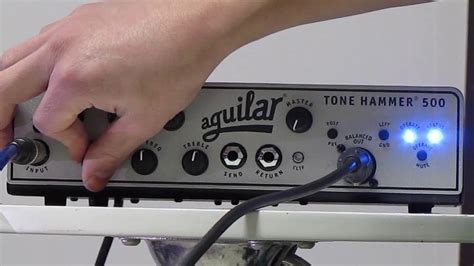 Sound Check Aguilar Tone Hammer 500 By Jazz Bass Youtube