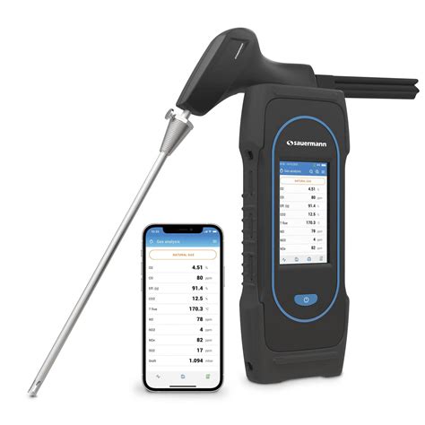 Analyseur De Combustion Portable Si Ca Sauermann Rendement De