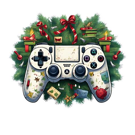 Premium AI Image A Christmas Video Game Controller Christmas Effects