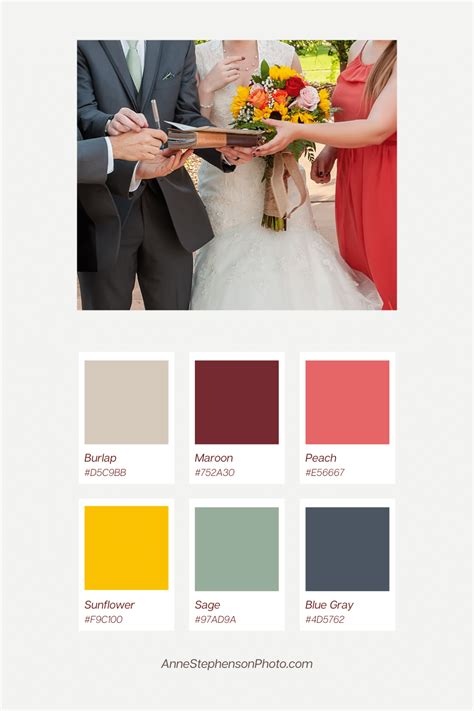 Wedding Color Schemes - Anne Stephenson Photo & Narrative