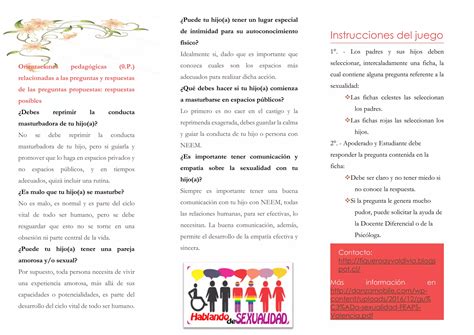 Triptico Sexualidad Ppt