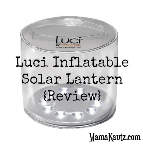 Luci Inflatable Solar Lantern {Review} ⋆ Mama Kautz