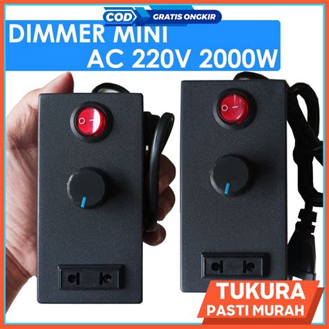 Jual Dimmer Mini Ac V Watt Pengatur Dinamo Motor Bor Gerinda