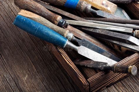 Carpentry hand tools set stock photo. Image of manual - 128218640