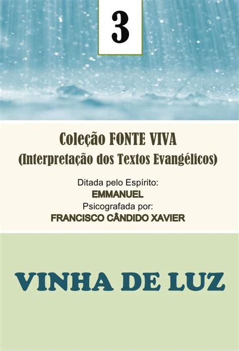 PDF VINHA DE LUZ Bvespirita Combvespirita Vinha De Luz