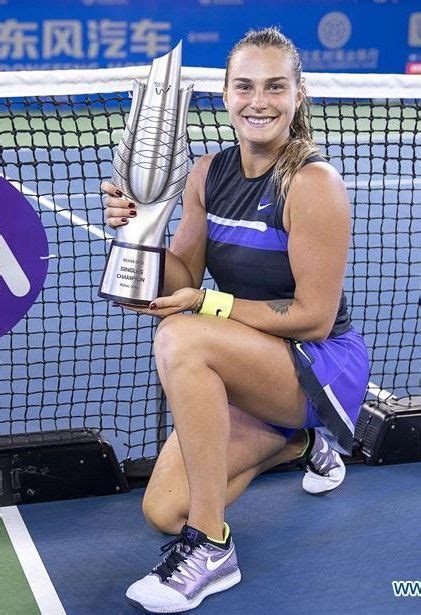 28 September 2019 Aryna Sabalenka Of Belarus Pose After The Women S