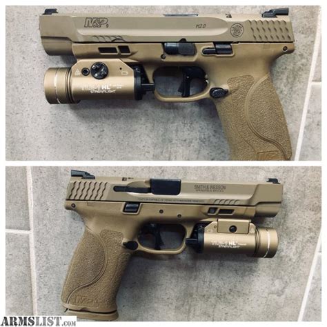 ARMSLIST For Sale Smith Wesson M P 2 0 Full Size FDE 9mm Pistol