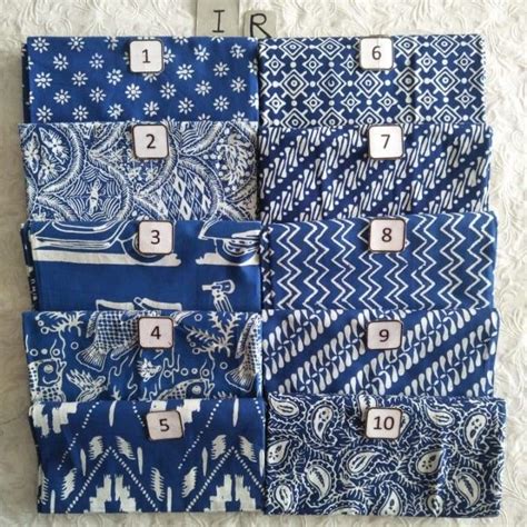 Free Ongkir Kain Batik Garutan Warna Biru Benhur Bagus Lazada Indonesia