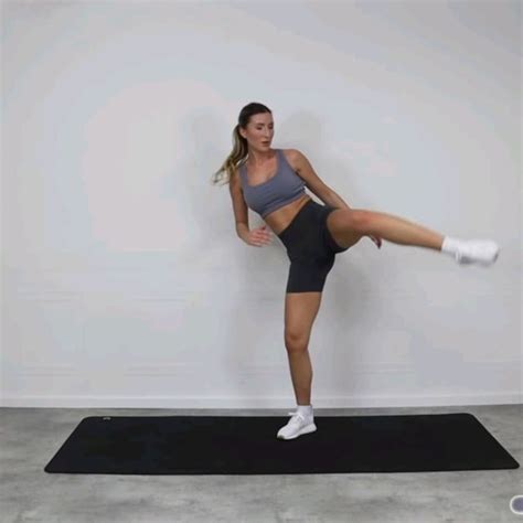 Side Kicks To Fast Feet R By Erinn Shea Exercise How To Skimble