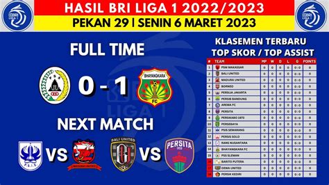 Hasil Liga 1 Hari Ini PSS Vs Bhayangkara FC Klasemen BRI Liga 1