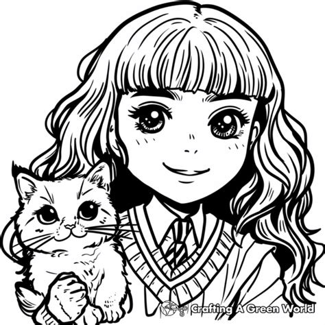 Hermione Coloring Pages Free And Printable