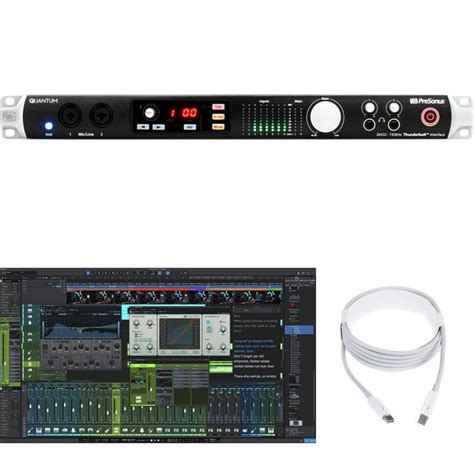 Presonus Quantum X Thunderbolt Audio Interface And Studio One