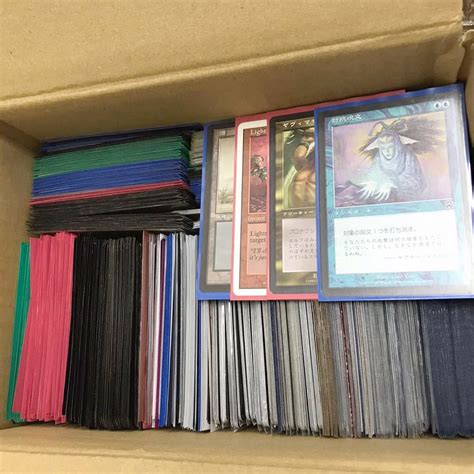 【やや傷や汚れあり】mtg マジックザギャザリング 全てスリーブ付き 大量 昔のカードあり まとめ売り の落札情報詳細 ヤフオク落札価格