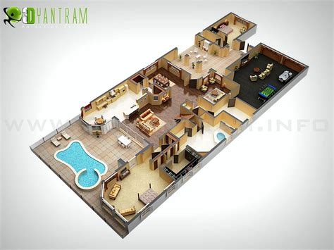 3d Floor Plan Design Interactive 3d Floor Plan Yantram Studio