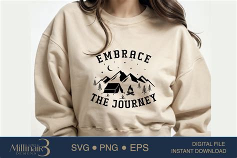 Embrace The Journey SVG PNG Sublimation Graphic By Millionair3 Designs