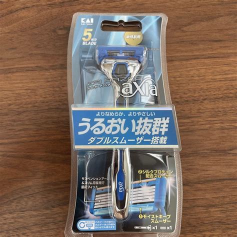 カイレザーアクシア Kai Razor Axia 新品 髭剃り 貝印 メルカリ