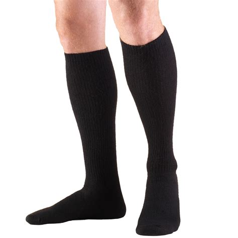 Truform Socks Knee High 8 15 Mmhg Black Large