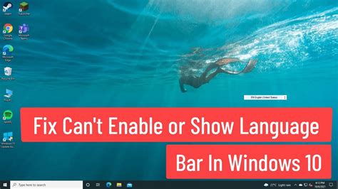 Solución Habilitar barra de idioma en Windows 10 Mundowin