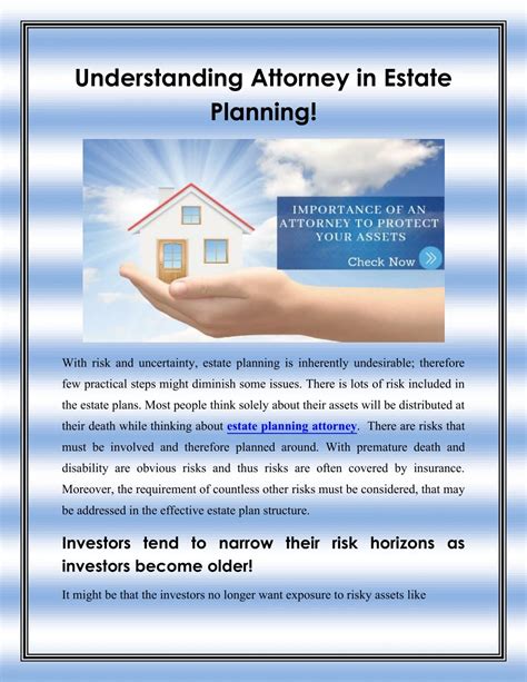 PPT Understanding Attorney In Estate Planning PowerPoint