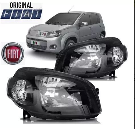 Par Farol Uno Way Vivace M Sc Negra Original Fiat