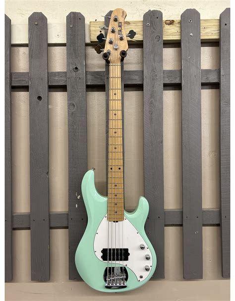 Sterling By Musicman Sub Series 5 String Bass Mint Green Used Backwoods Guitar