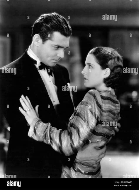 A Free Soul Clark Gable Norma Shearer 1931 Stock Photo Alamy