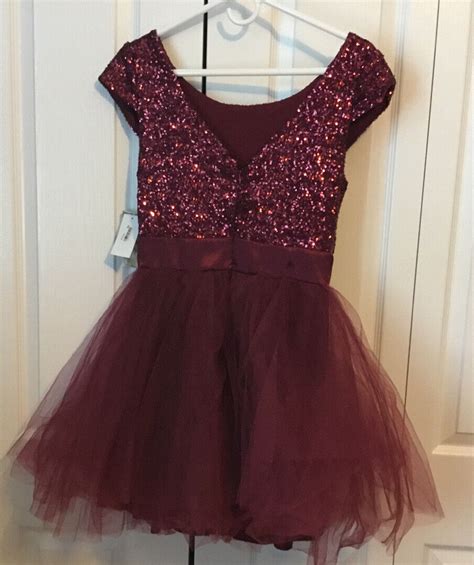 Nwt Trixxi Womens Juniors Party Prom Evening Dress Tulle Sequin Sz 5