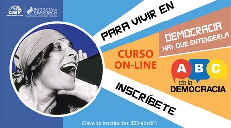 Curso On Line Abc De La Democracia Instituto De La Democracia